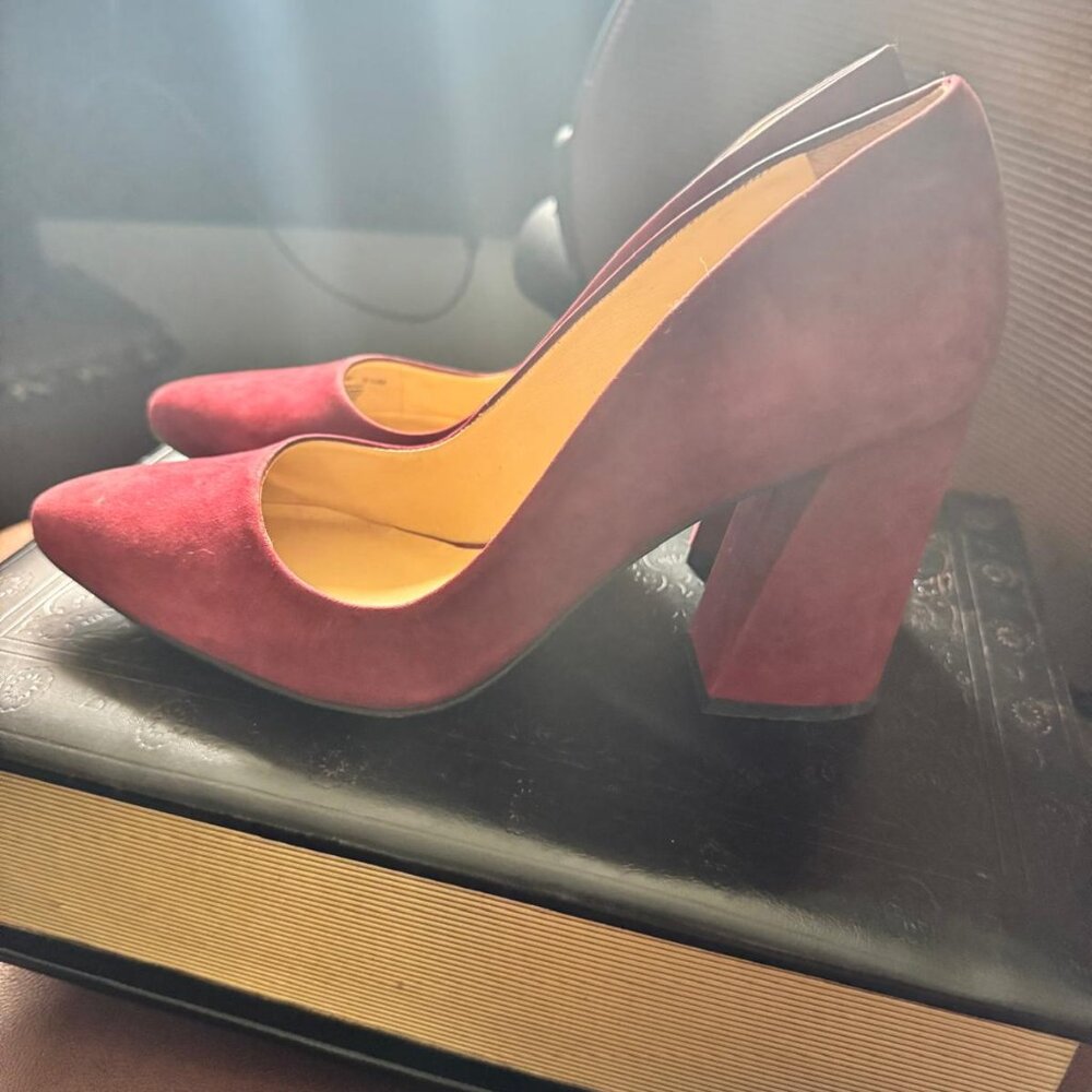 Vince Camuto Block Heel - Red